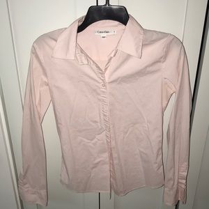 Pink Calvin Klein blouse